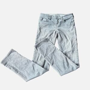 Pilcro and the Letterpress Light Gray Straight Leg Pants